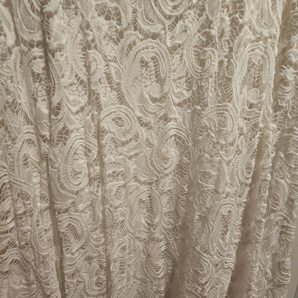 Lane Bryant 22/24 Elegant White Lace Dress - Picture 4 of 9